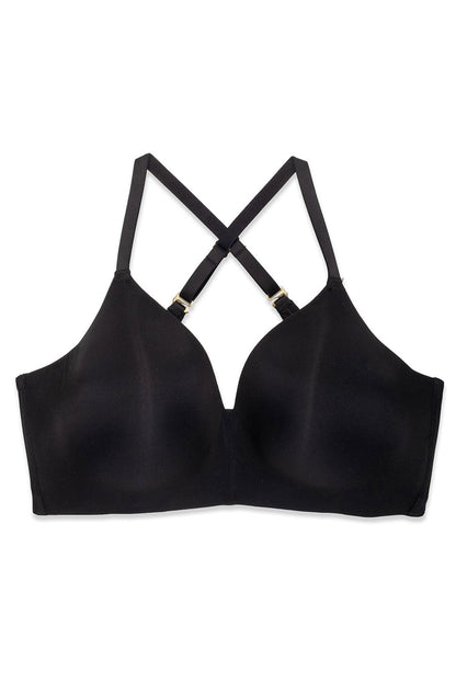 Cloud Comfort Convertible Back Smoothing Wireless Bra Black