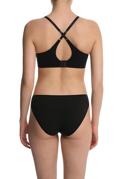 Cloud Comfort Convertible Back Smoothing Wireless Bra Black