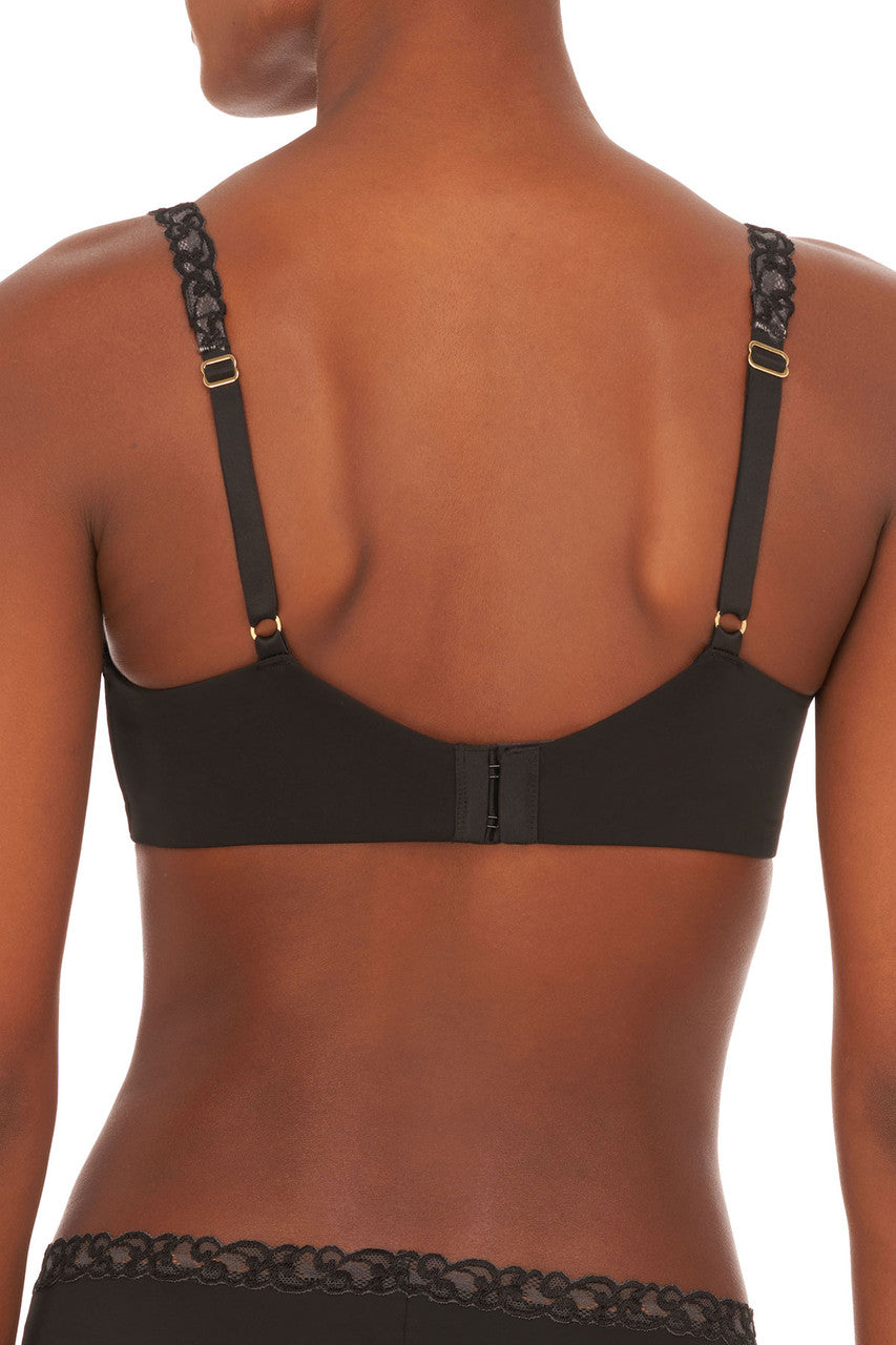 Buy Pure Luxe Wireless Contour Bra in Black Online Black
