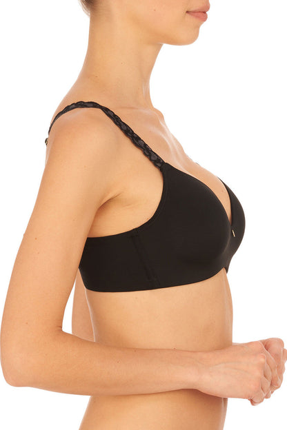 Buy Pure Luxe Wireless Contour Bra in Black Online Black