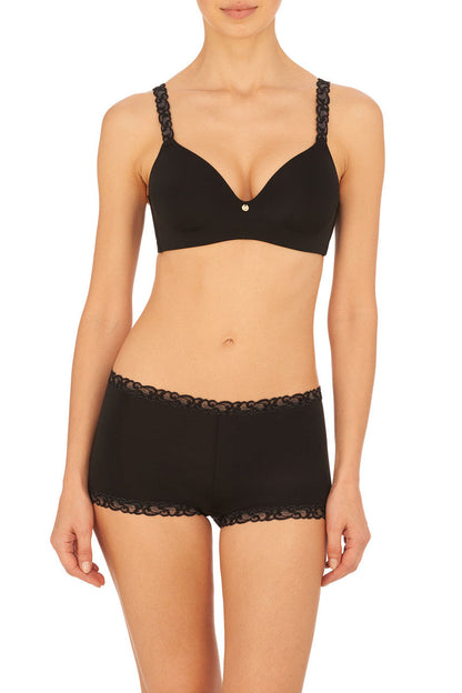 Buy Pure Luxe Wireless Contour Bra in Black Online Black