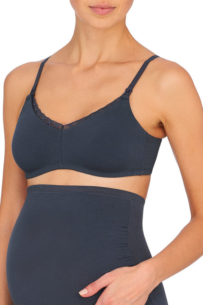 Buy Bliss Maternity Wireless Bra in Ash Navy Online Ash Navy