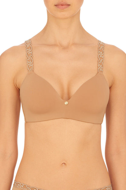 Buy Pure Luxe Wireless Contour Bra in Café Online Café