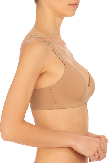 Buy Pure Luxe Wireless Contour Bra in Café Online Café