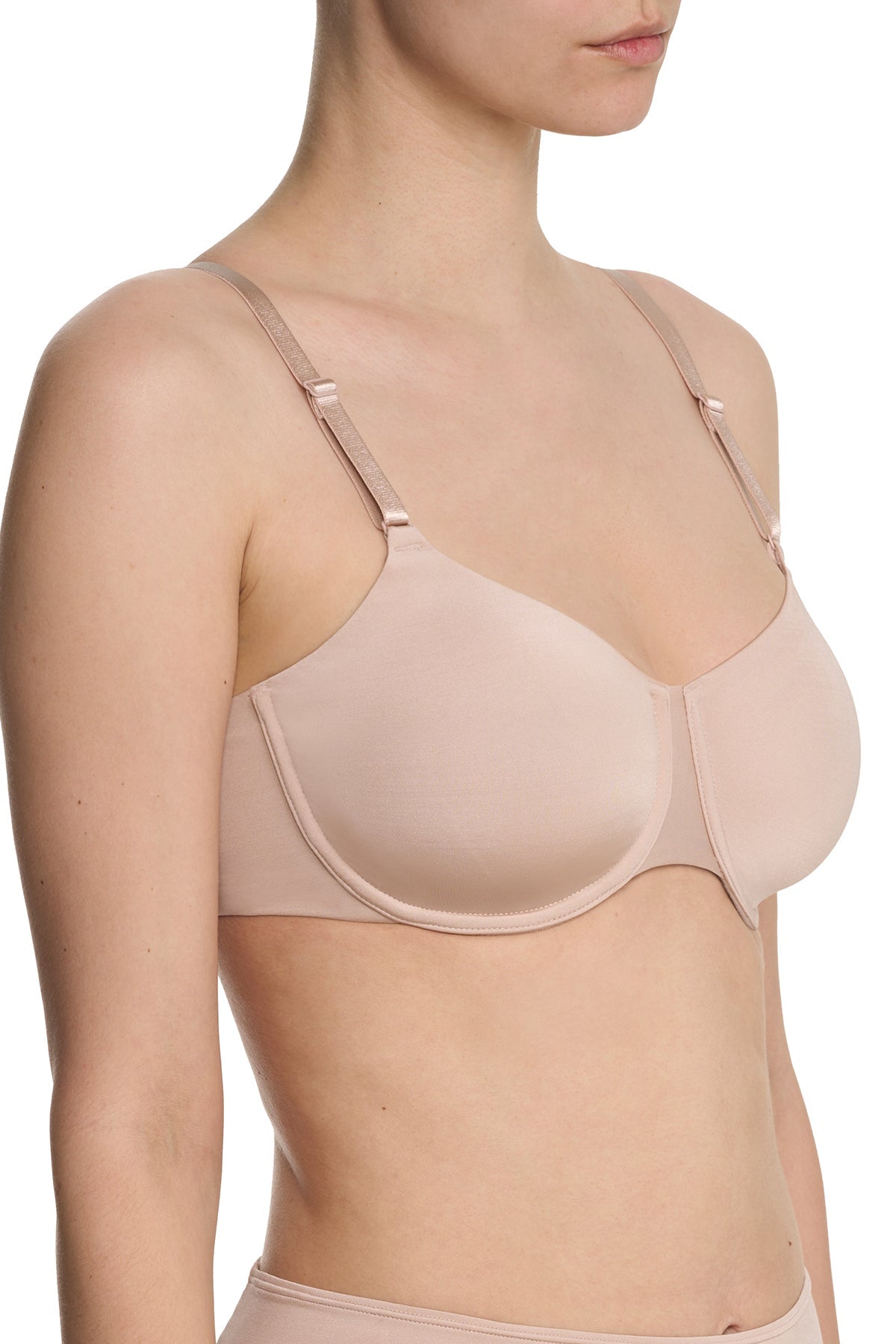 Liquid Smooth Shape Minimizer Bra Lt. Mocha