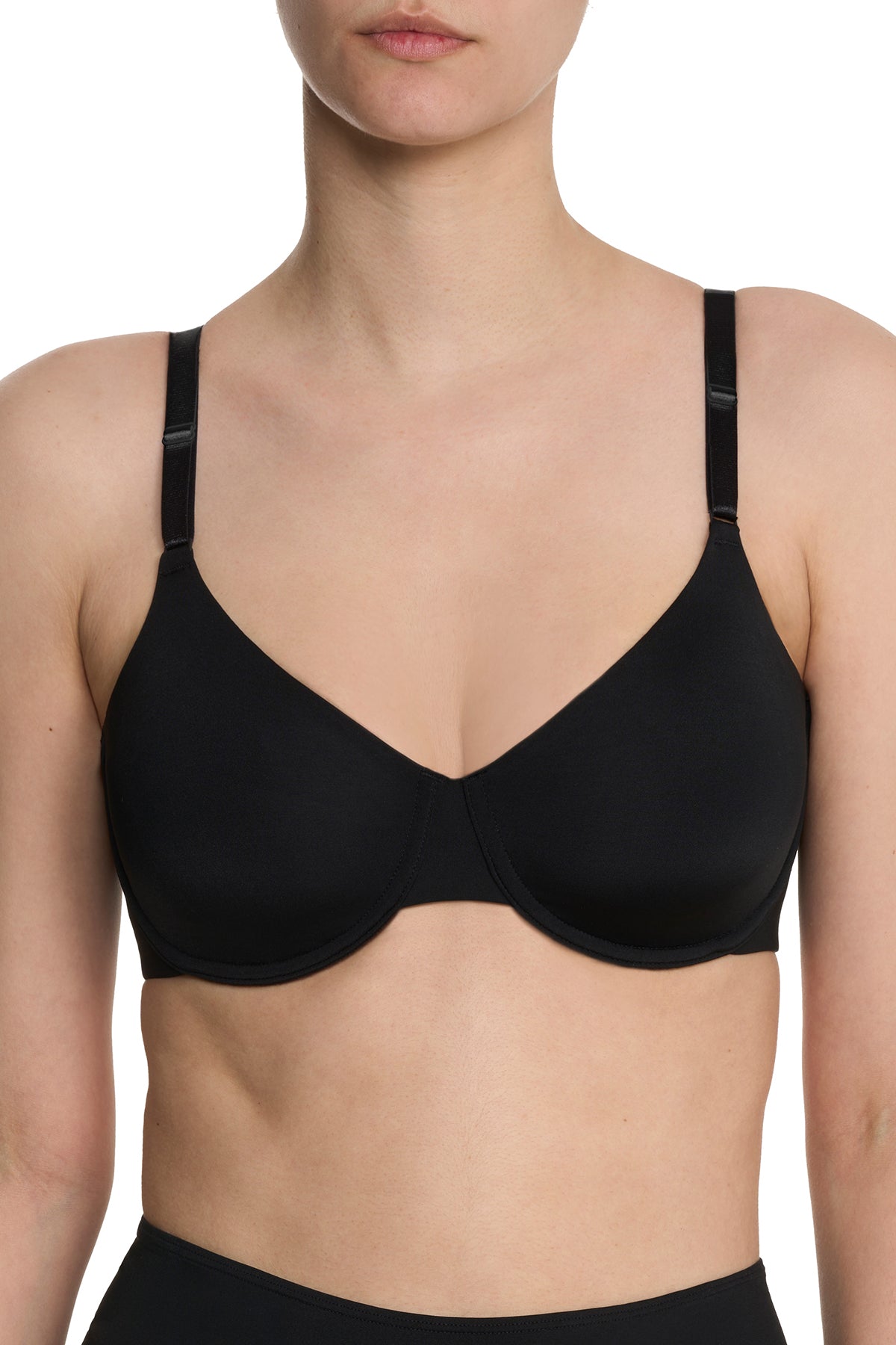 Liquid Smooth Shape Minimizer Bra Black