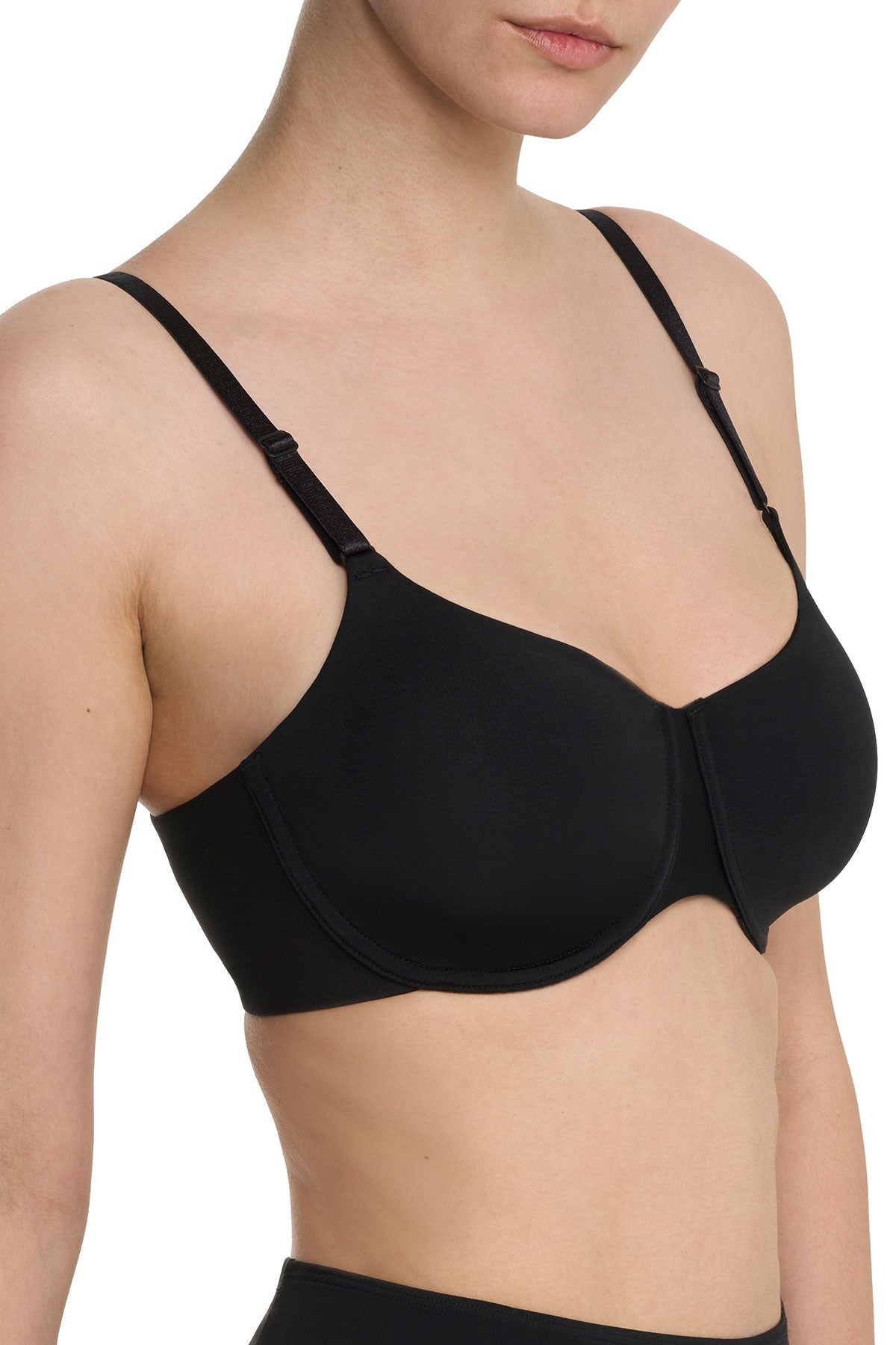 Liquid Smooth Shape Minimizer Bra Black