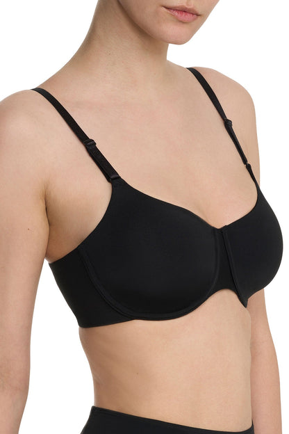Liquid Smooth Shape Minimizer Bra Black