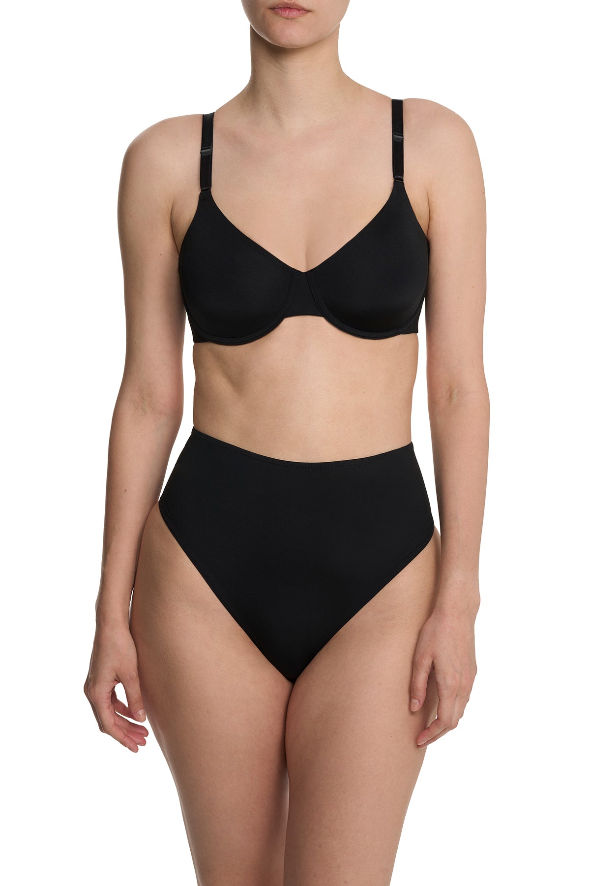 Liquid Smooth Shape Minimizer Bra Black