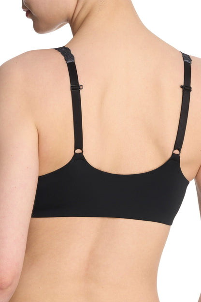 Pure Luxe Convertible Front Close Contour Underwire Bra Black