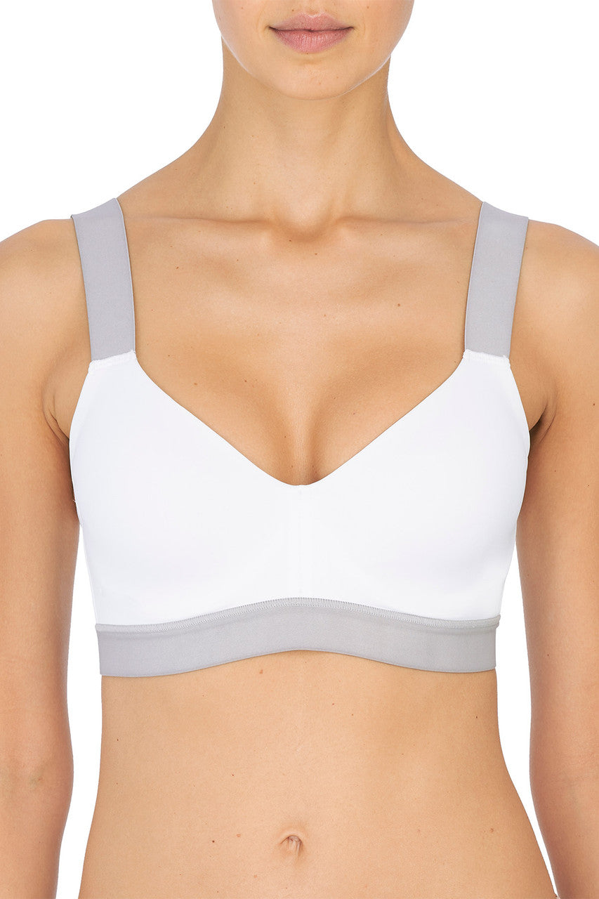 Dynamic Convertible Contour Sports Bra White/Lead
