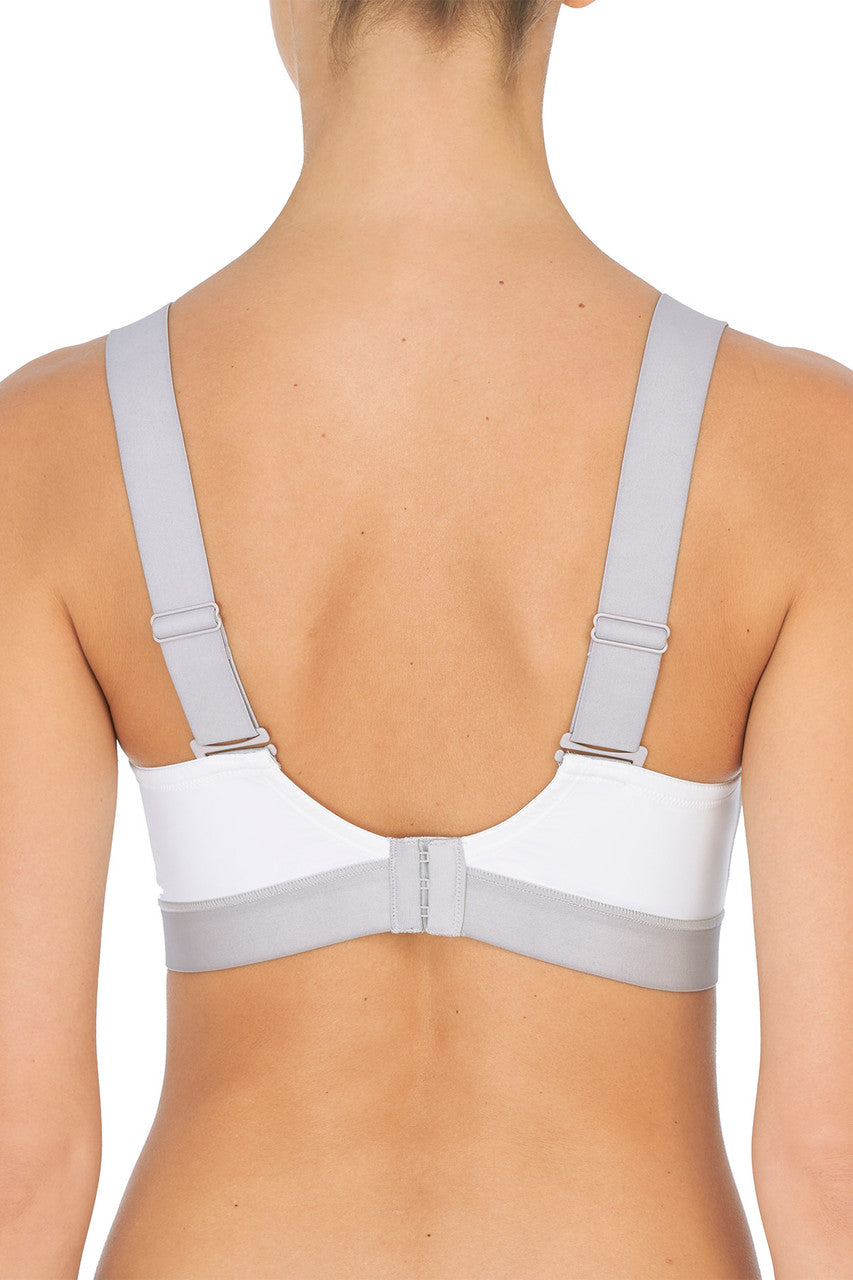 Dynamic Convertible Contour Sports Bra White/Lead