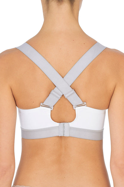 Dynamic Convertible Contour Sports Bra White/Lead