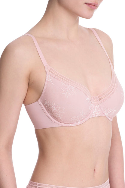 Love Lace Underwire Bra Pink Pearl/Warm White