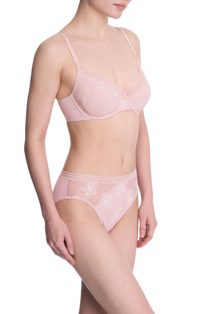 Love Lace Underwire Bra Pink Pearl/Warm White