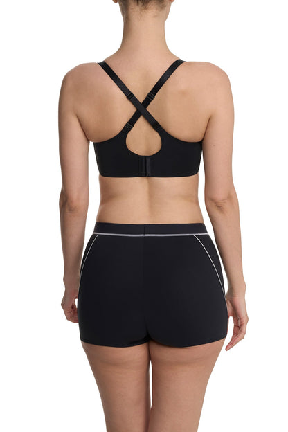 Elevate High Impact Convertible Sports Bra Black