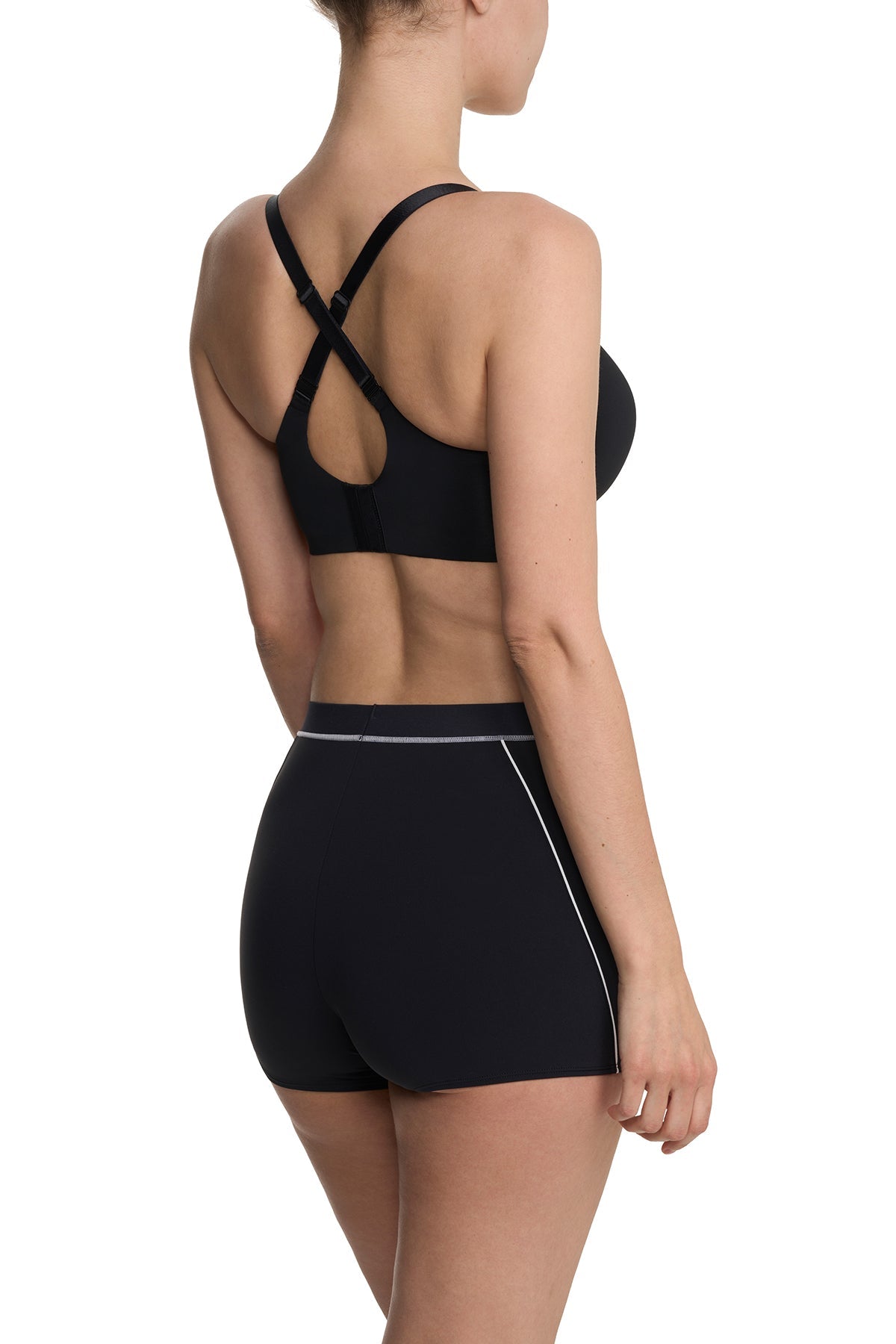 Elevate High Impact Convertible Sports Bra Black