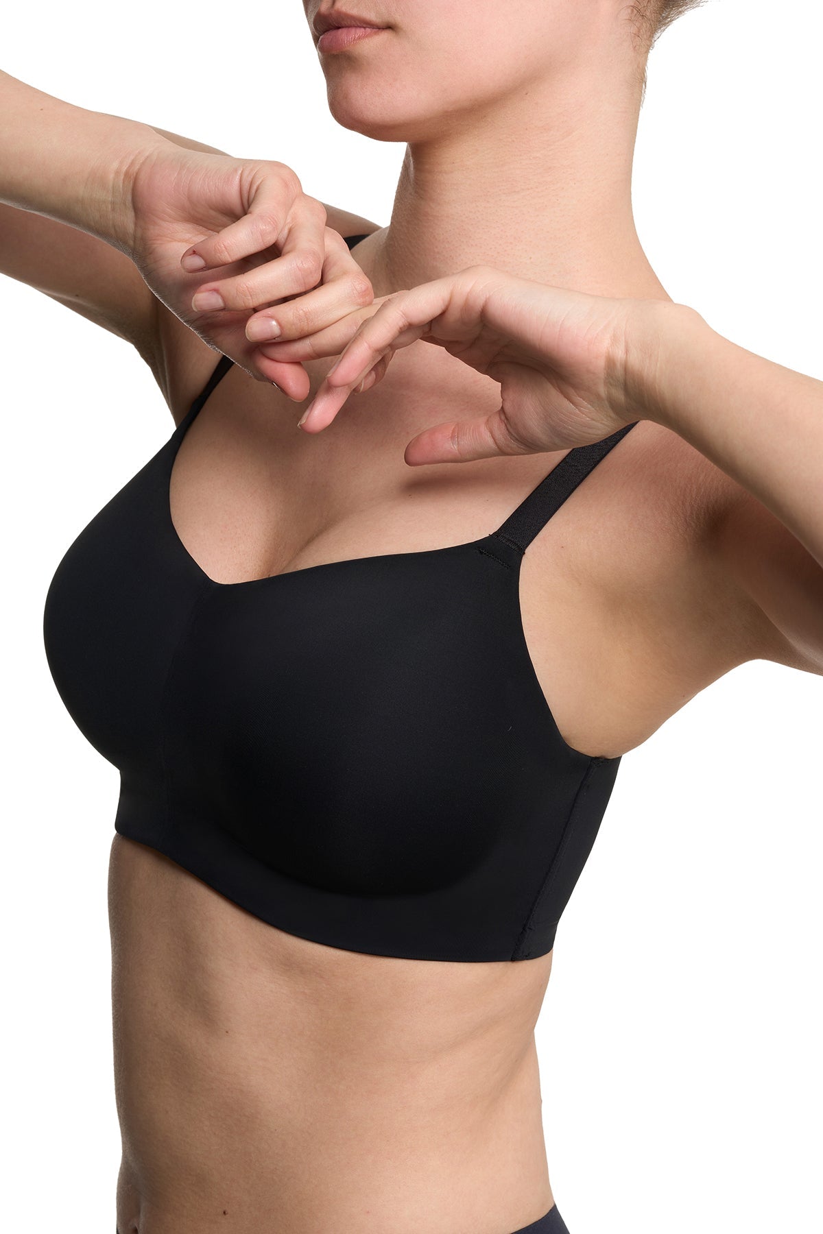 Elevate High Impact Convertible Sports Bra Black