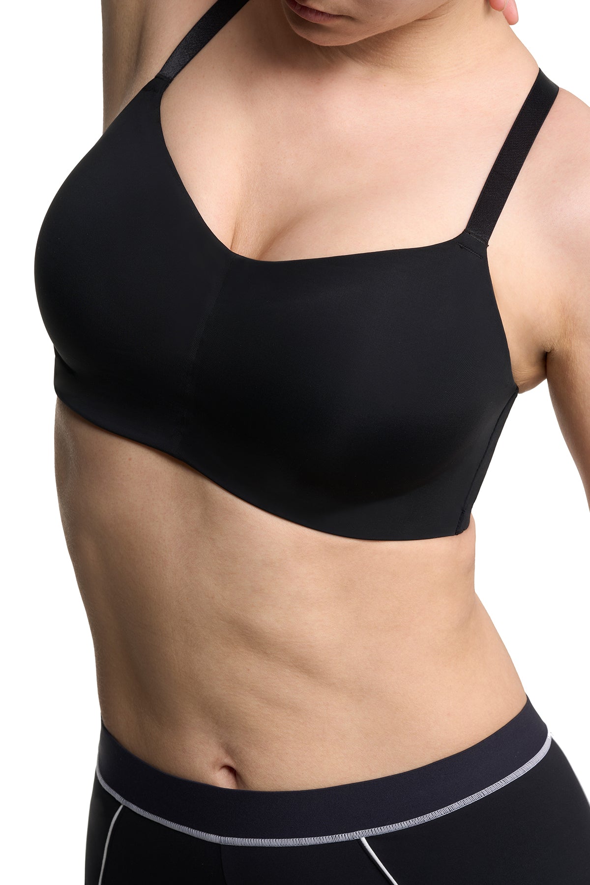Elevate High Impact Convertible Sports Bra Black