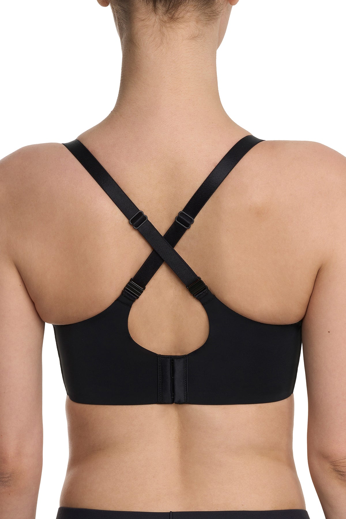 Elevate High Impact Convertible Sports Bra Black