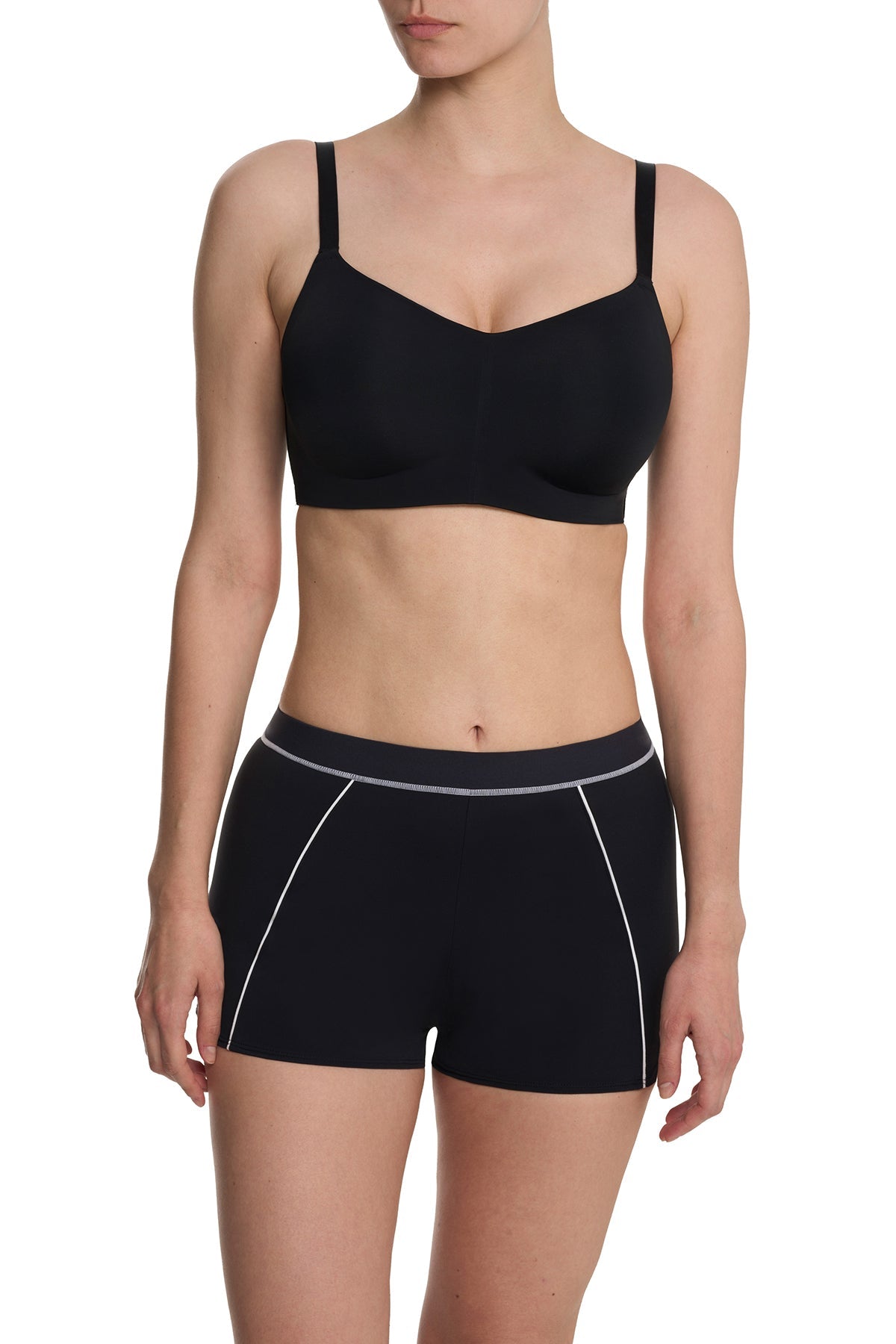 Elevate High Impact Convertible Sports Bra Black