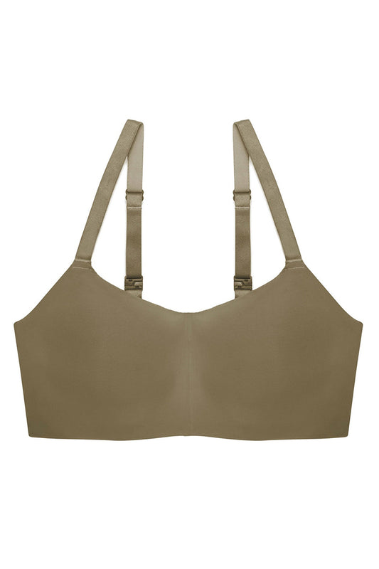Elevate High Impact Convertible Sports Bra Olive Green