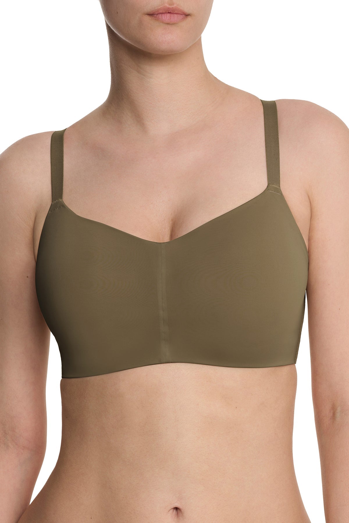 Elevate High Impact Convertible Sports Bra Olive Green