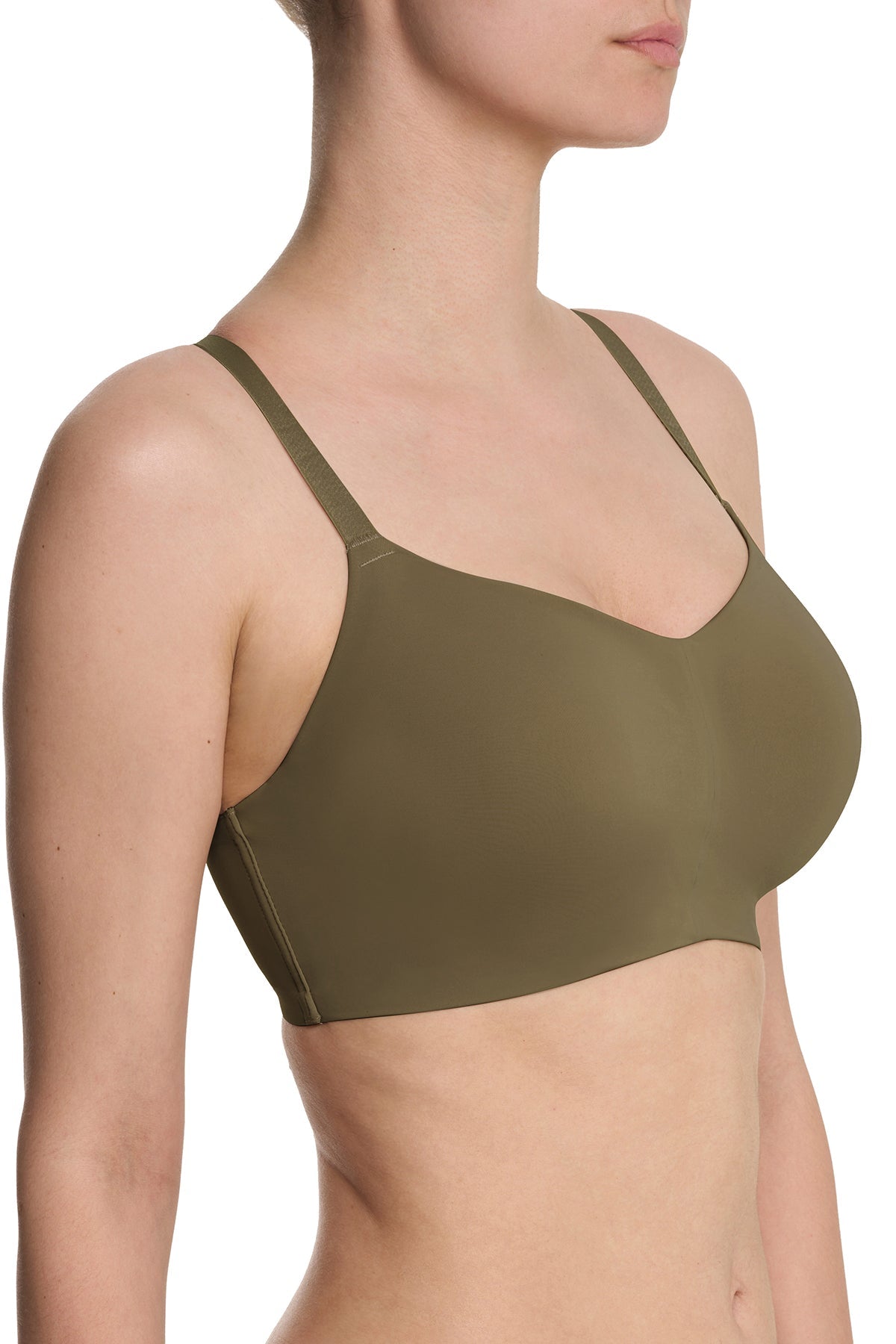 Elevate High Impact Convertible Sports Bra Olive Green
