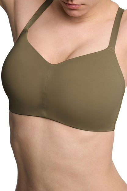 Elevate High Impact Convertible Sports Bra Olive Green