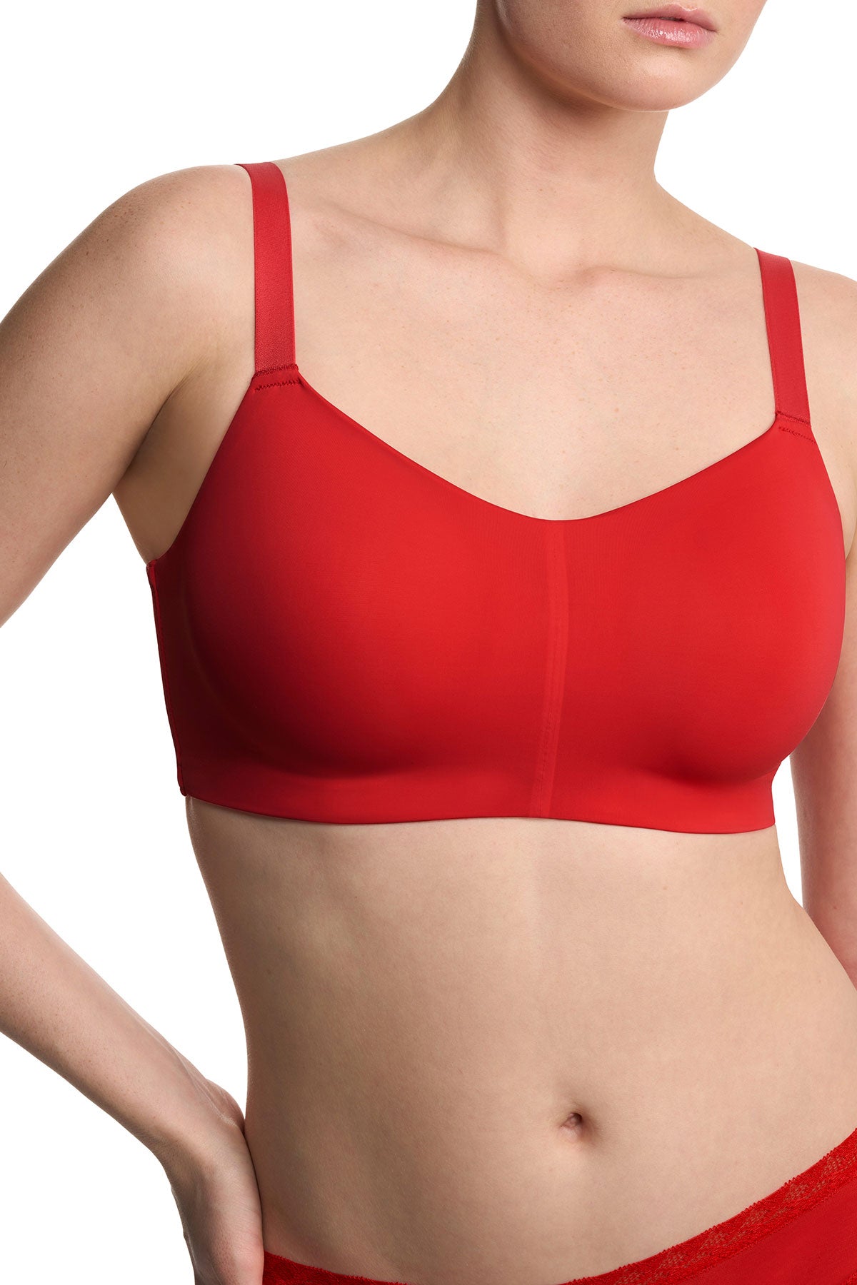 Elevate High Impact Convertible Sports Bra Paprika