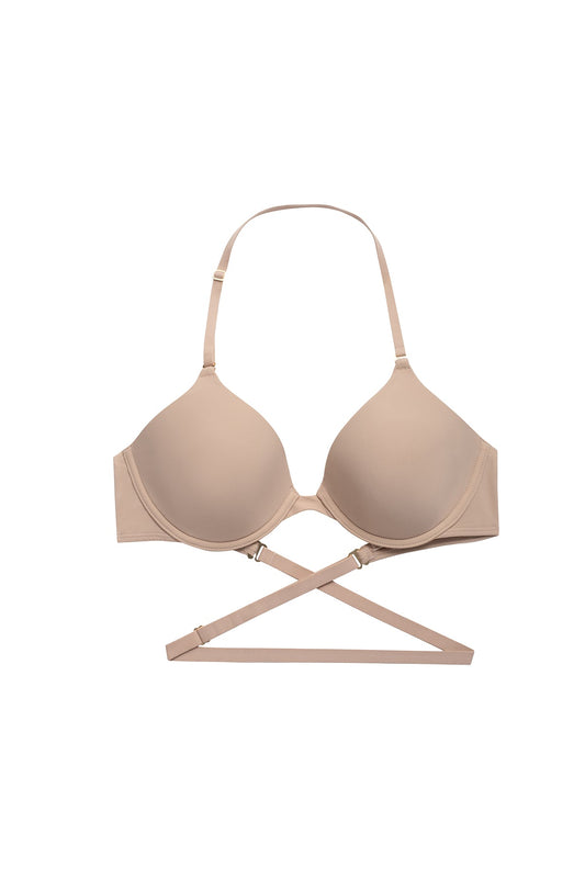 Verge Convertible Plunge T-Shirt Bra Café