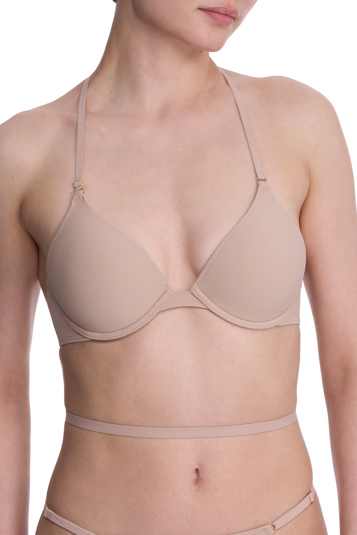 Verge Convertible Plunge T-Shirt Bra Café