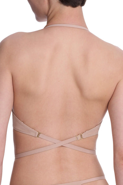 Verge Convertible Plunge T-Shirt Bra Café