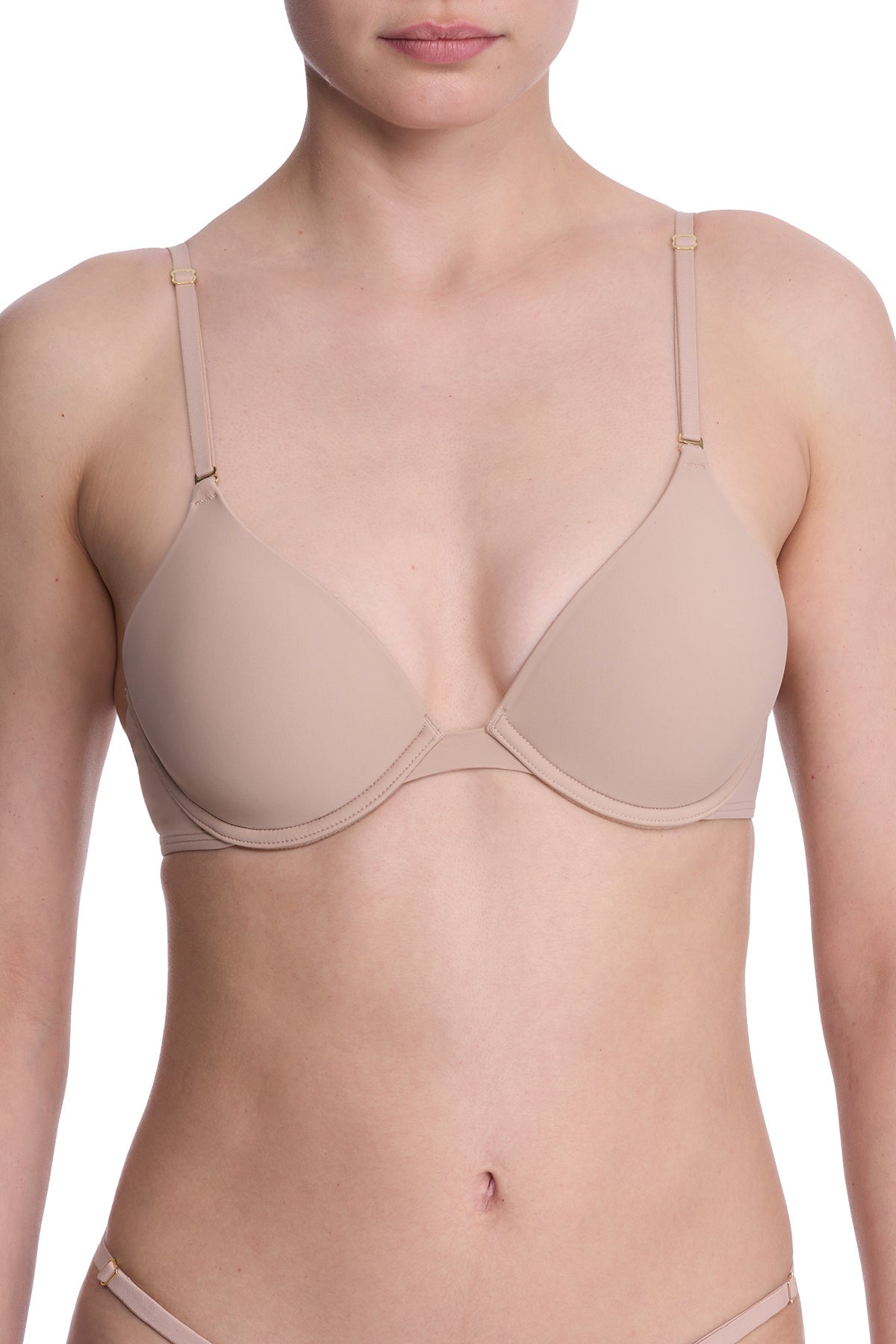 Verge Convertible Plunge T-Shirt Bra Café