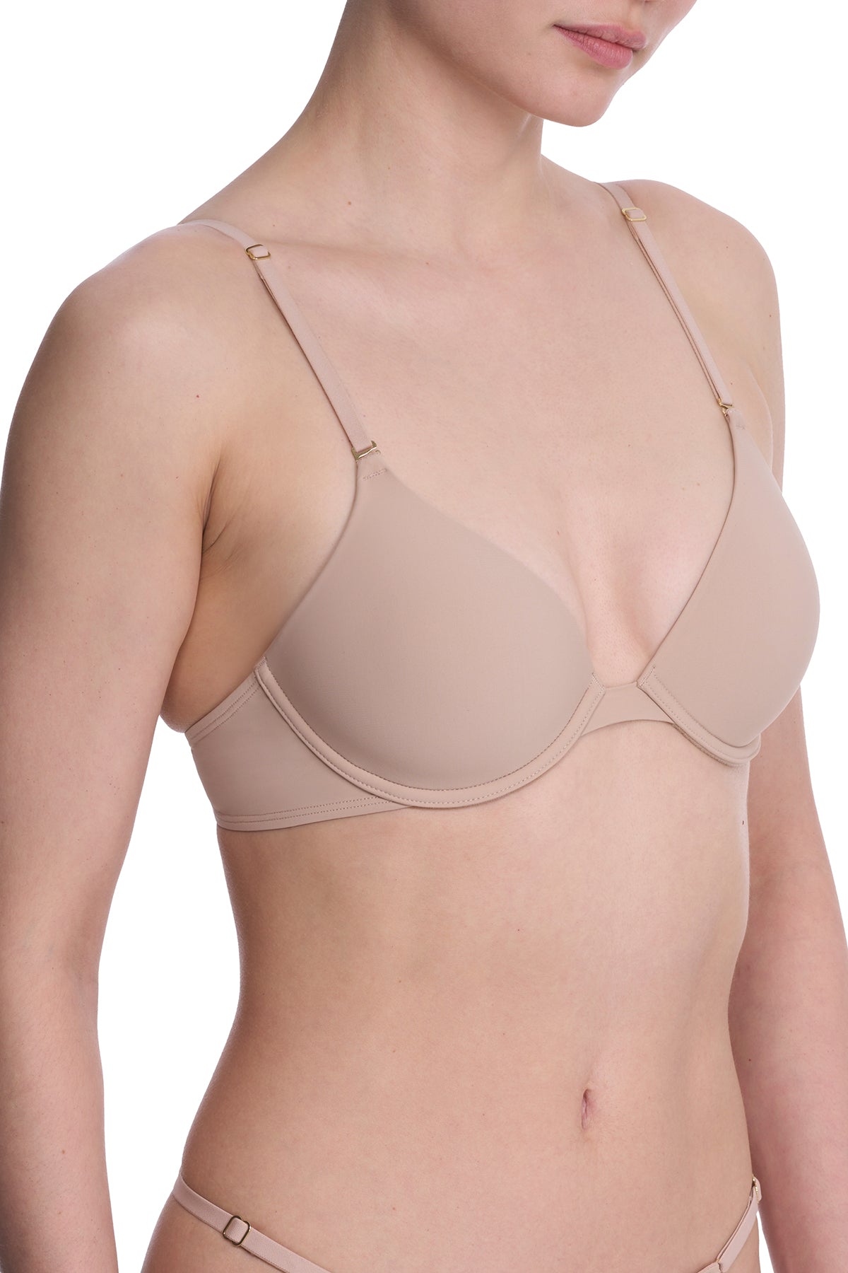 Verge Convertible Plunge T-Shirt Bra Café