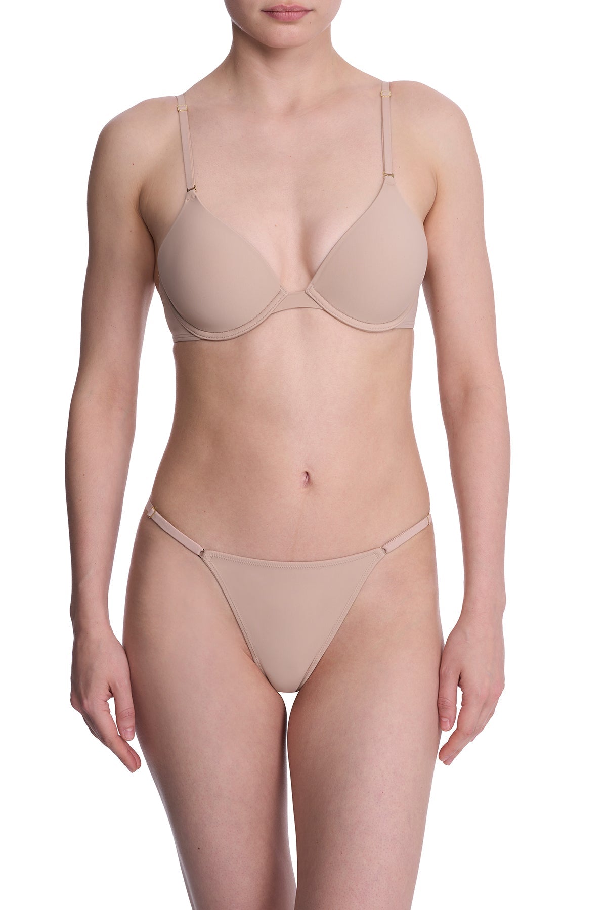 Verge Convertible Plunge T-Shirt Bra Café