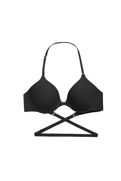 Verge Convertible Plunge T-Shirt Bra Black
