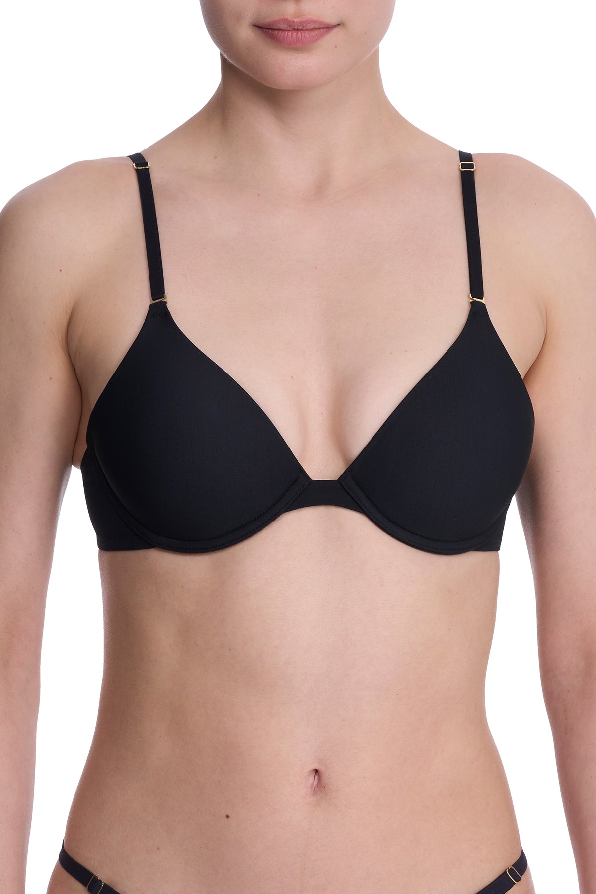 Verge Convertible Plunge T-Shirt Bra Black