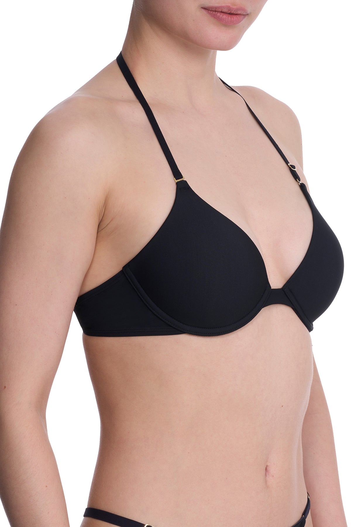 Verge Convertible Plunge T-Shirt Bra Black