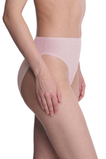 Bliss Bare Cotton High Cut Brief Misty Orchid