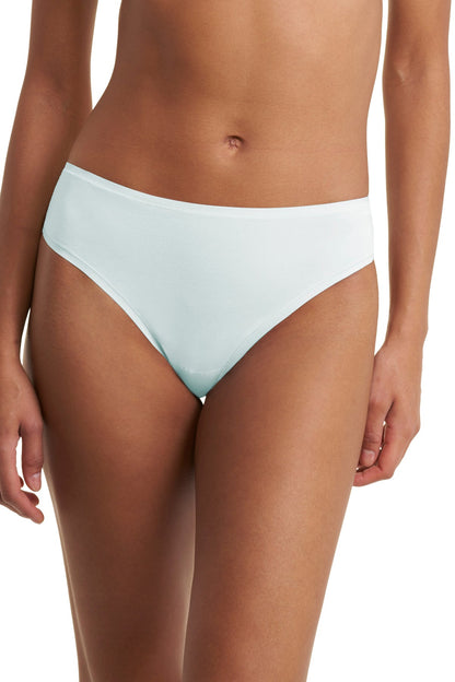 Bliss Bare Cotton Thong 3-Pack Pinot Noir/Sky Green/Mad Magenta