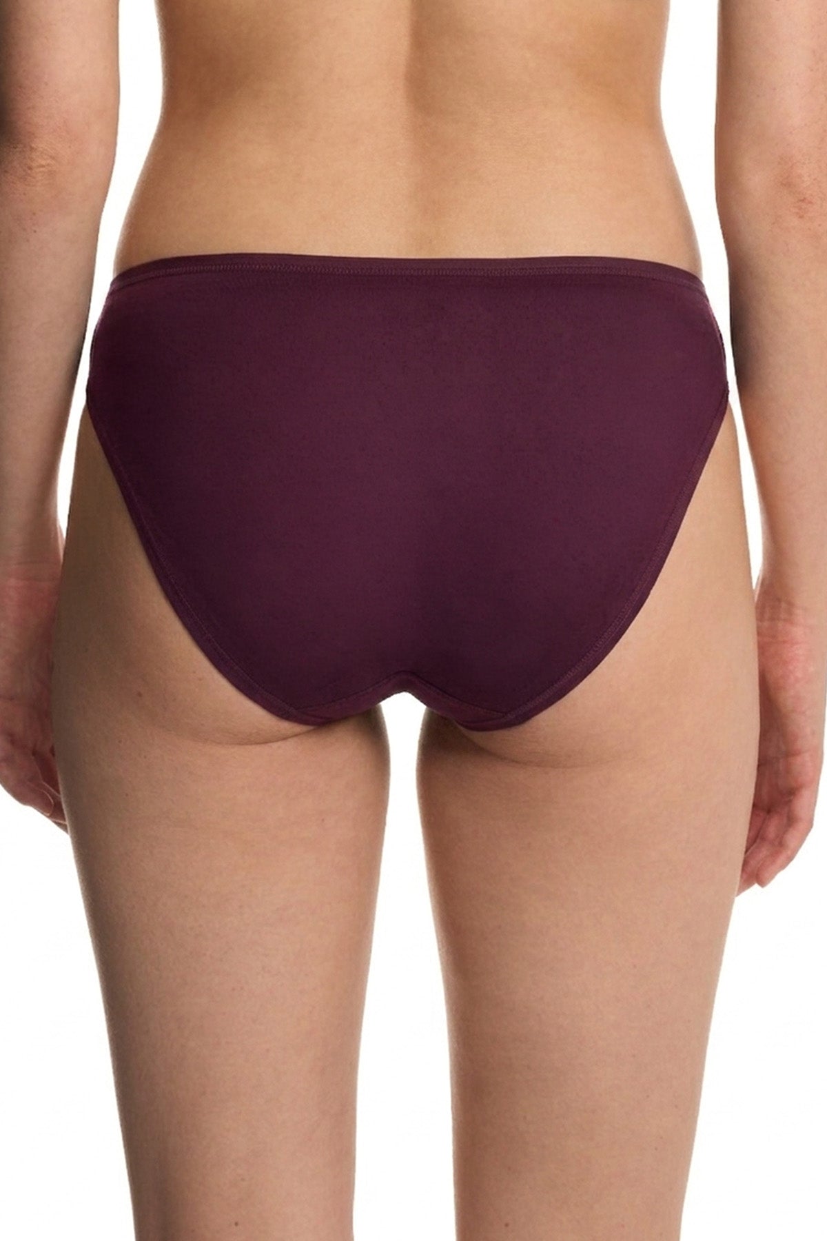 Bliss Bare Cotton High Cut Brief Pinot Noir