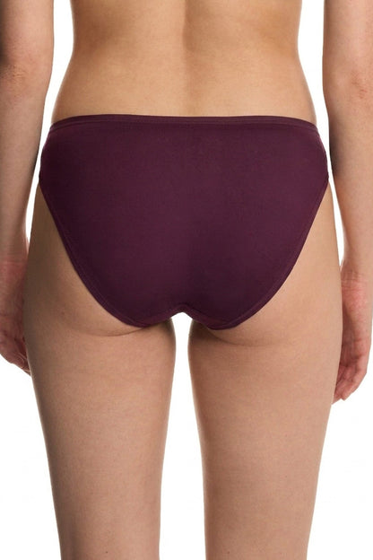 Bliss Bare Cotton High Cut Brief Pinot Noir