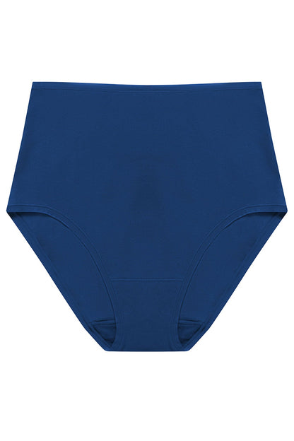 Bliss Bare Cotton High Waist Brief Dark Cobalt