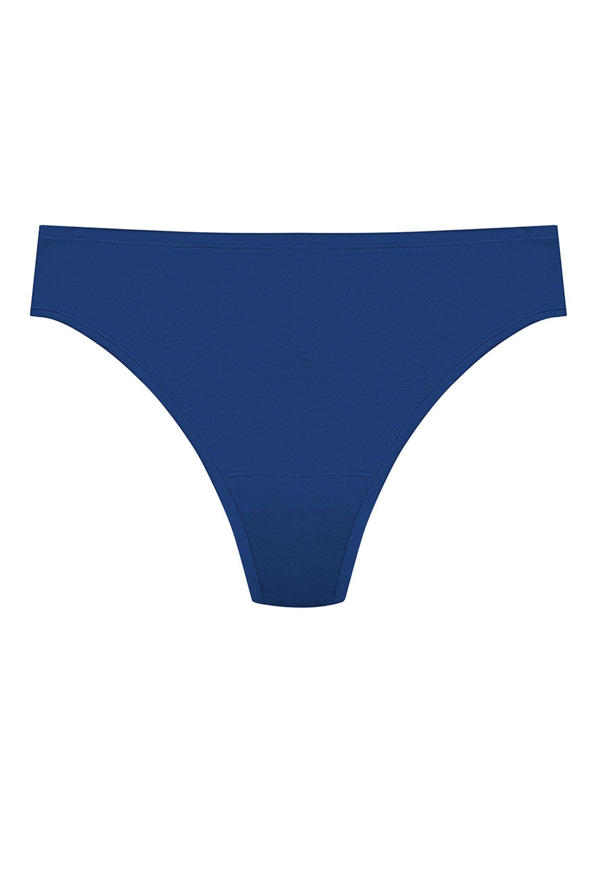 Bliss Bare Cotton Thong Dark Cobalt