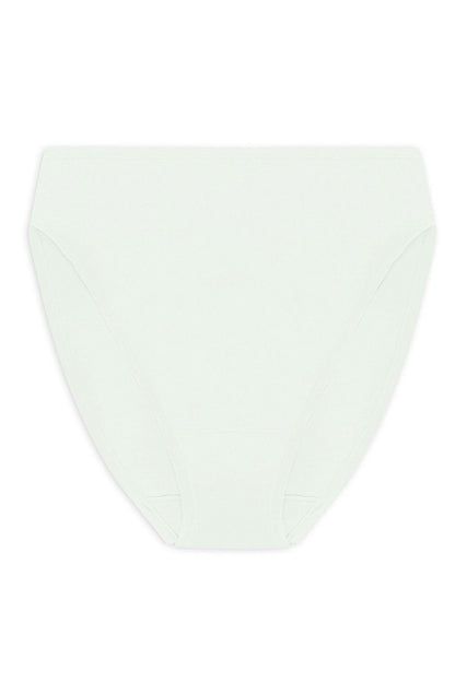 Bliss Bare Cotton High Cut Brief Iced Mint