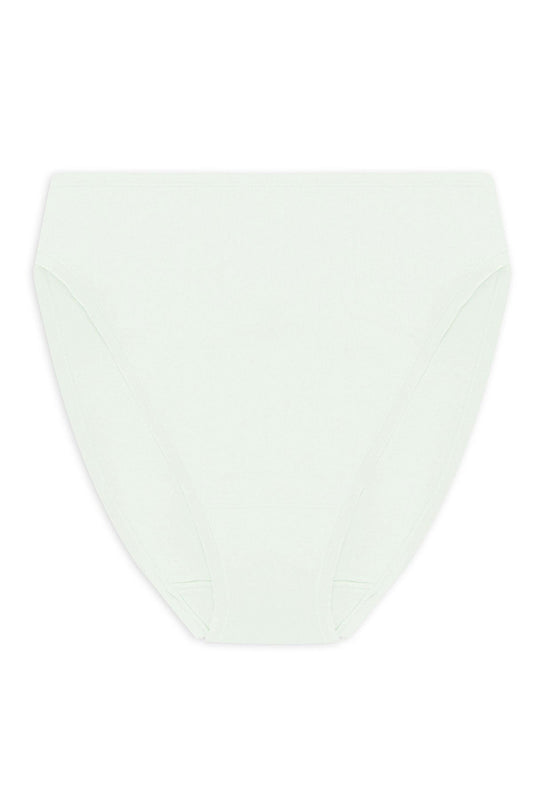 Bliss Bare Cotton High Cut Brief Iced Mint