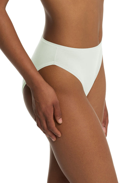 Bliss Bare Cotton High Cut Brief Iced Mint