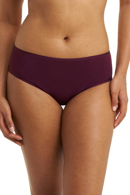Bliss Bare Cotton Hipster 3-Pack Pinot Noir/Sky Green/Mad Magenta