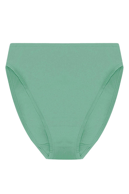 Bliss Bare Cotton High Cut Brief Frosty Spruce